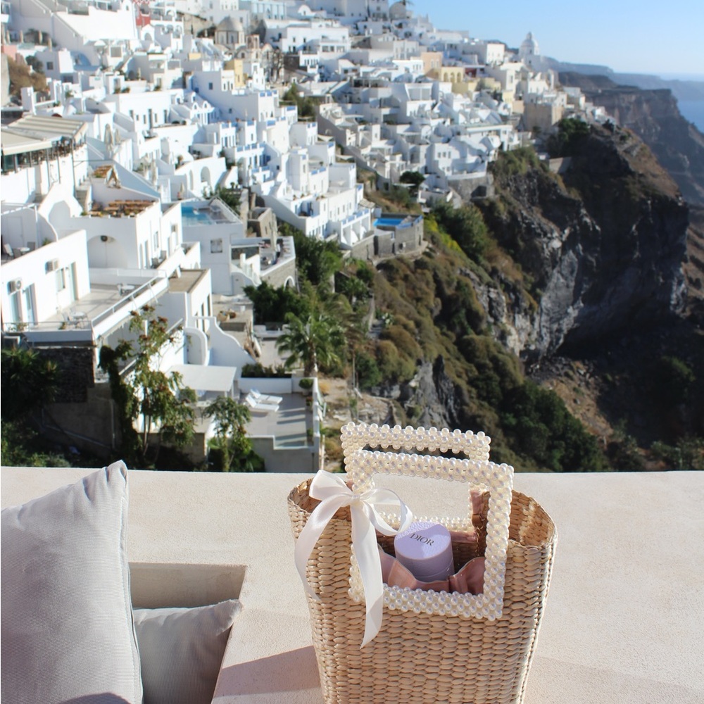 Woven Pearl handbag